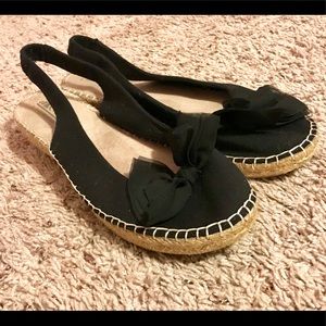 White Mountain Cliffs Cheerful Sandals Sz 9 Black